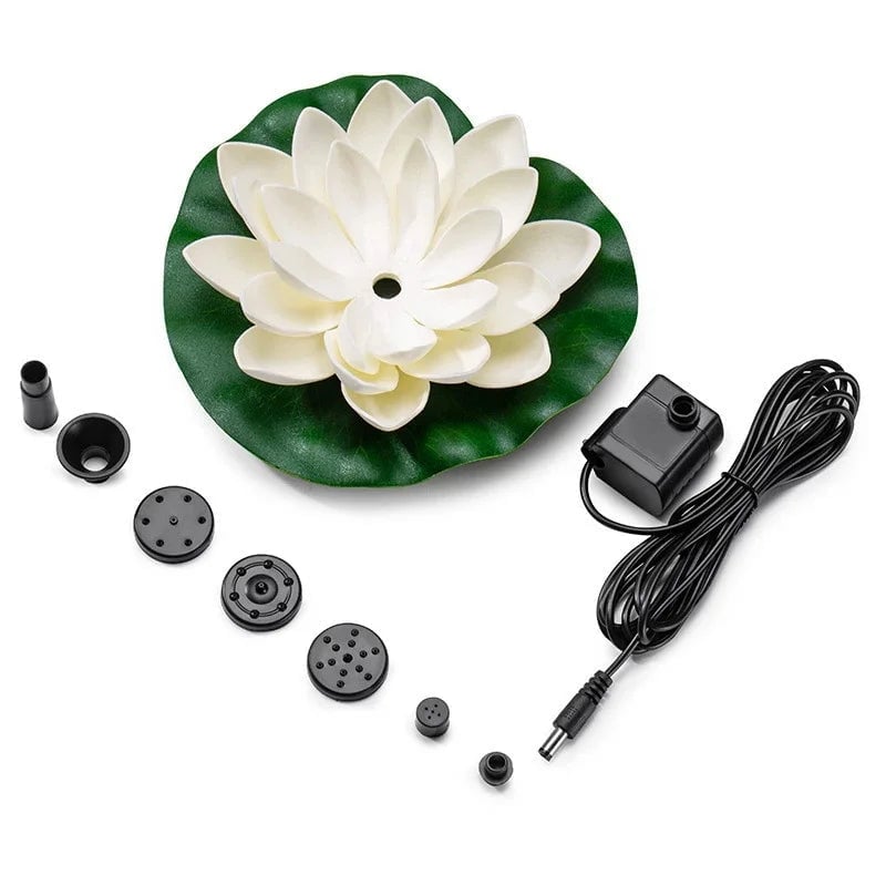 🔥Last Day Promotion 48% OFF-🎁-Lotus Shaped Solar Fountain Pond Decorative