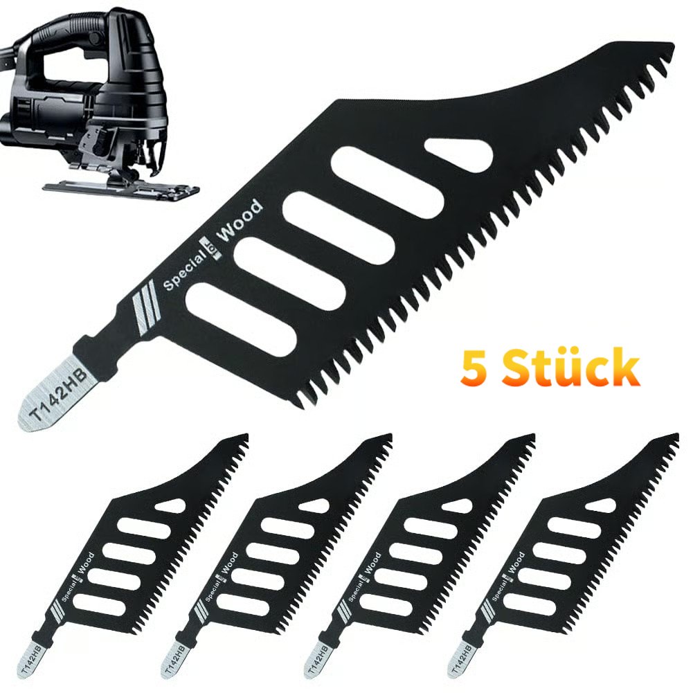 🔥LETZTER TAG 49 % RABATT🔥5 Stück Stichsägeblätter zum bündigen Schneiden für Holz, Kunststoff, Metall