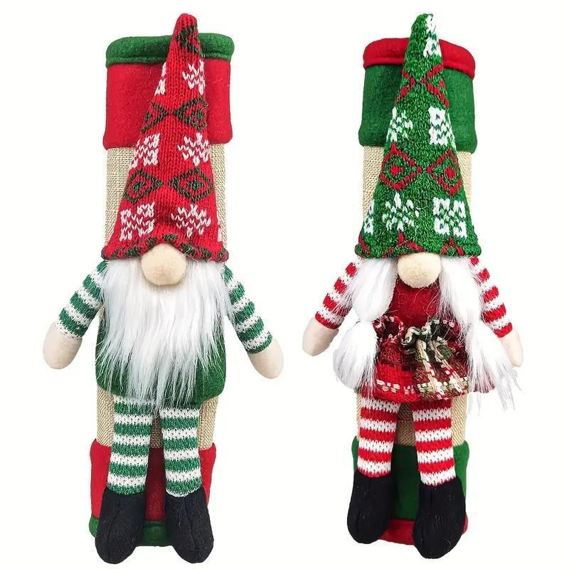 💥LAST DAY SALE 50% OFF💥Christmas Gnome Fridge Door Handle Cover⚡BUY 2 FREE SHIPPING