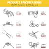 Disentanglemen Iron Link Unlock Interlock Game