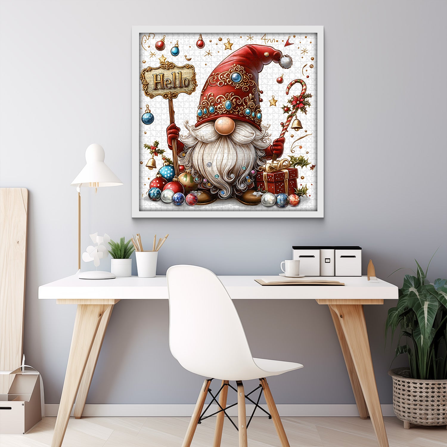 🎄Christmas Charm Gnome Jigsaw Puzzle 1000 Pieces