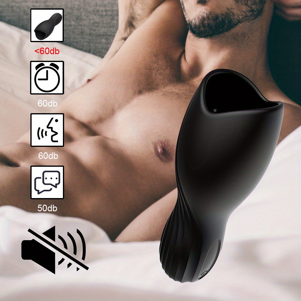 SHEMESIX - Male Masturbator Male Strokers, Penis Vibrator For Glans Stimulation, Adult Sex Toys For Men Electric Male Masturbators Toy