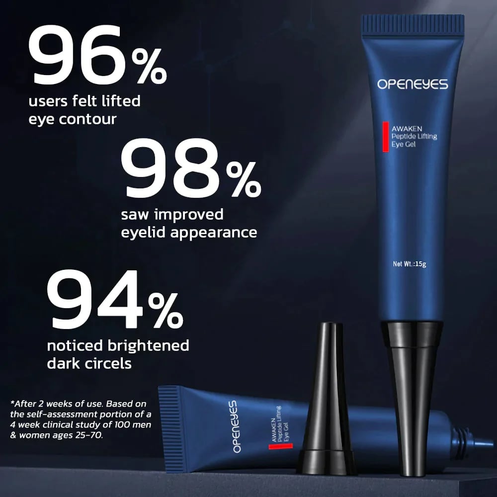 ⏳Last Day Promotion 50% OFF - OPENEYES Awaken Peptide Lifting Eye Gel - BUY 3 GET 1 FREE