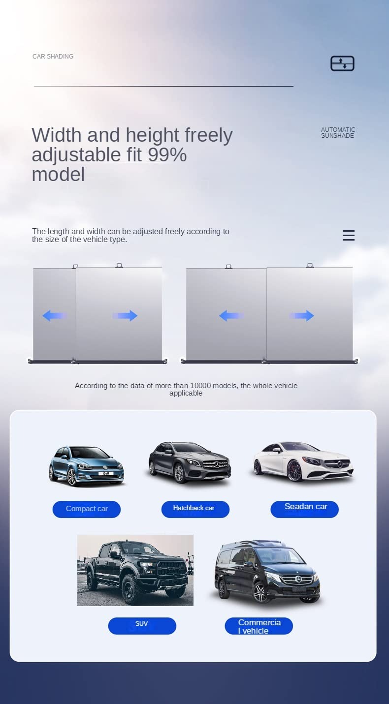 LAST DAY 50% OFF🔥Hide Telescopic car Sunshade