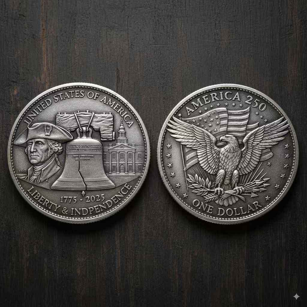 🔥Honoring The U.S. 250th Anniversary Commemorative Coin