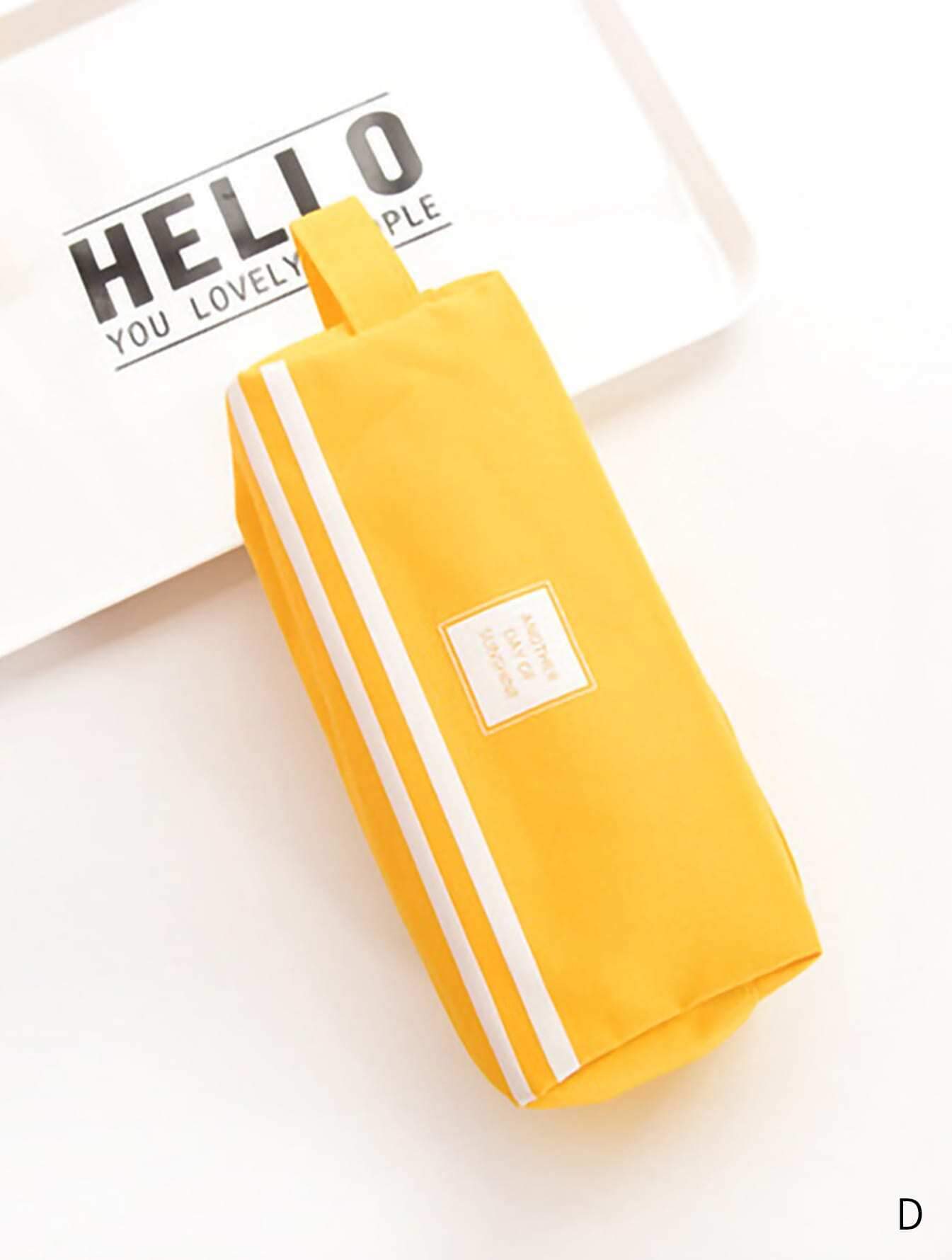 Letter Print Large Pencil Case 1pc