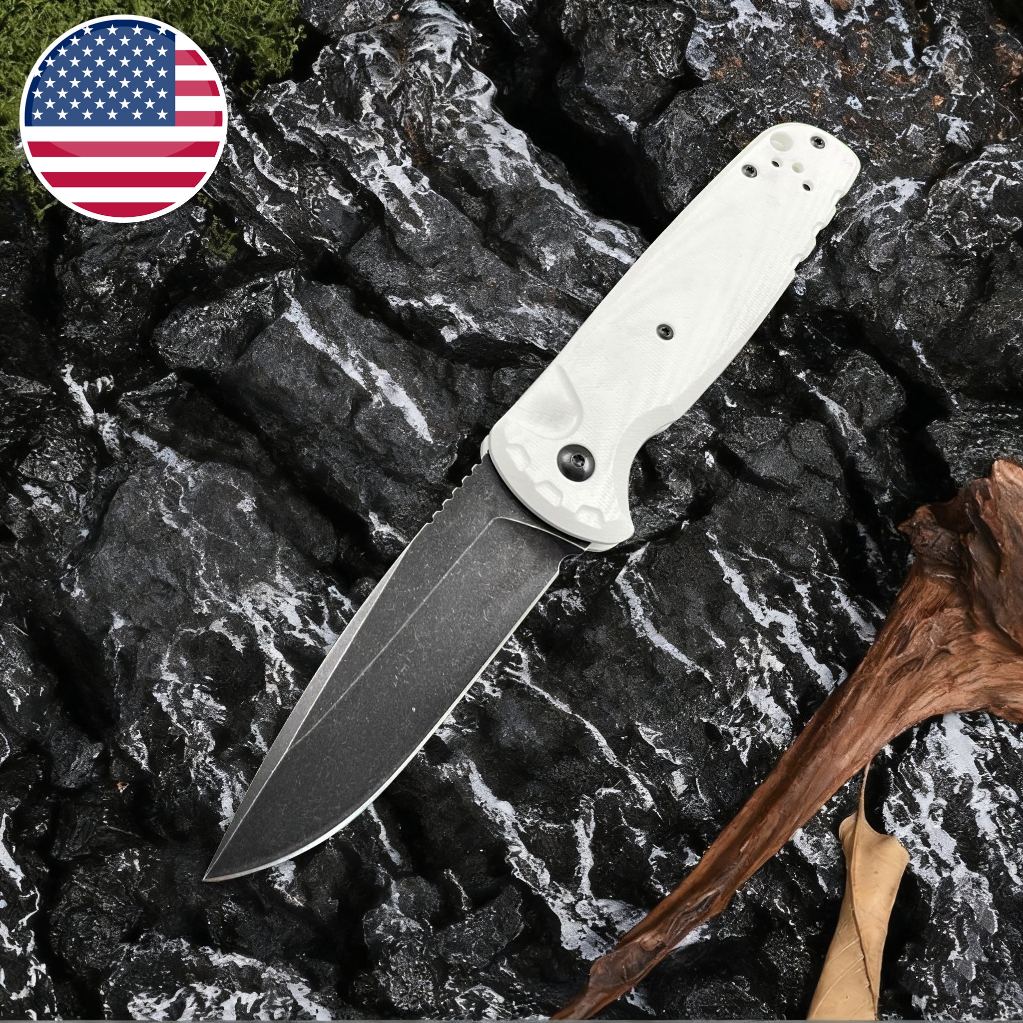 70% OFF Only Today🦋BM 4300BK G10 Handle Folding Knife(Package with logo)