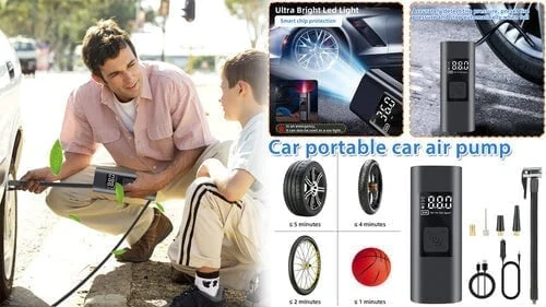 (🌲Hot Sale- SAVE 48% OFF) Portable Car Air Pump (🔥Free Shipping)