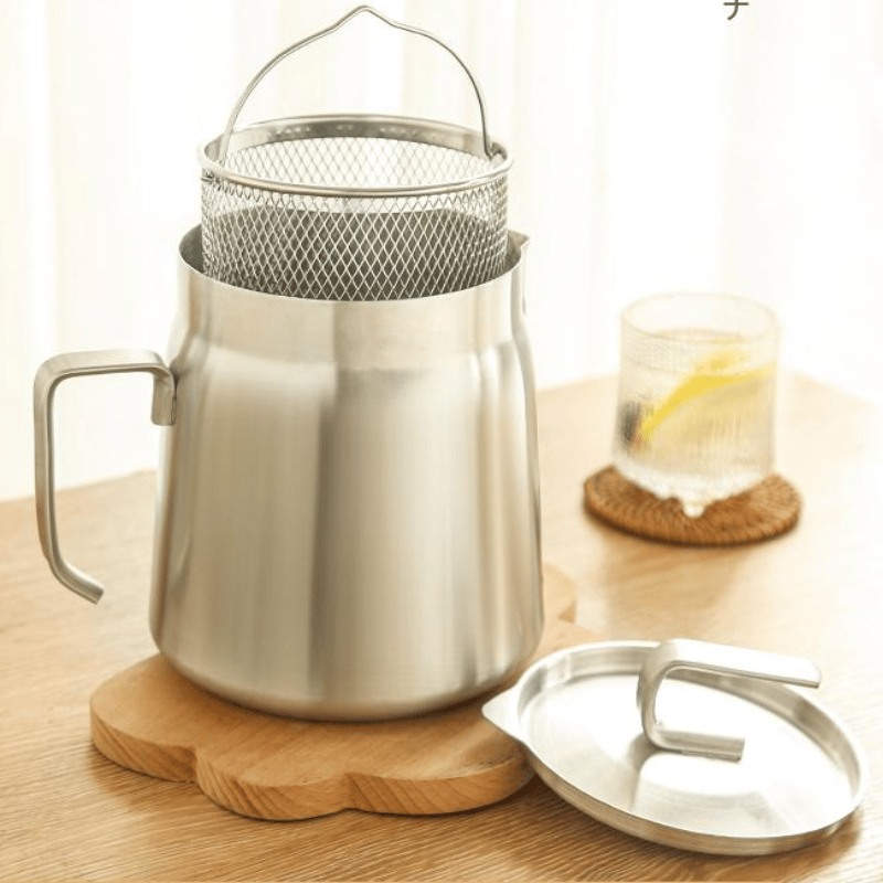 💥LAST DAY SALE 50% OFF💥2-in-1 Stainless Steel Multifunctional Oil Strainer Pot⚡BUY 2 FREE SHIPPING