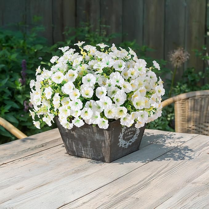 🌸 Spring Summer Home Decoration - 🌿 Fake Silk Colorful Morning Glory