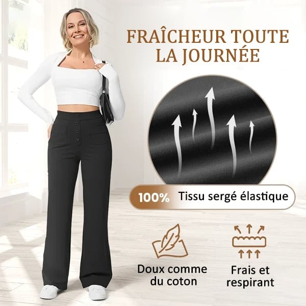 🔥Dernier jour 70% DE RÉDUCTION 🔥- Pantalon très élastique avec plusieurs poches