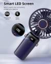 🔥Last Day Promotion 50% OFF -🎁-Compact USB-Rechargeable Mini Fan🚁5-Speed LED Display&HIGH AIRFLOW🌀