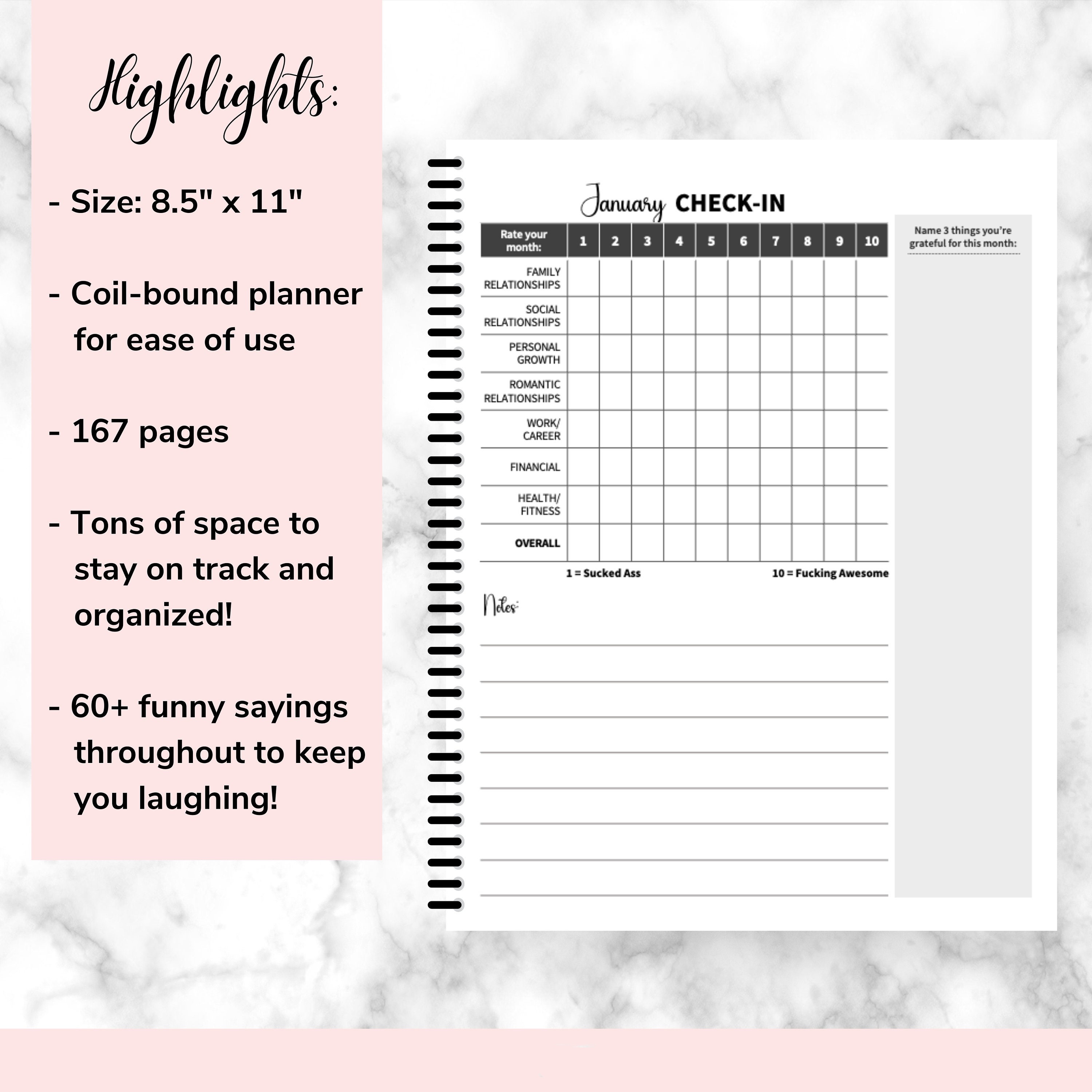 My Brain Has Too Many Tabs Open Planner | 2025 Funny Adult Daily ADHD Planner