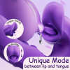 Rose Muncher Clitoris Biting Rolling Ball G Spot Vibrator