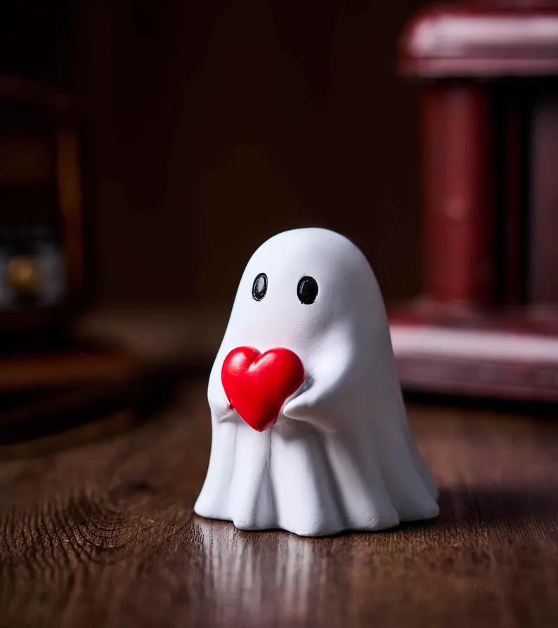 👻100% Handmade Funny Rude Ghost Figurine（𝐒𝐦𝐢𝐭𝐡 𝐇𝐚𝐧𝐝𝐦𝐚𝐝𝐞®）