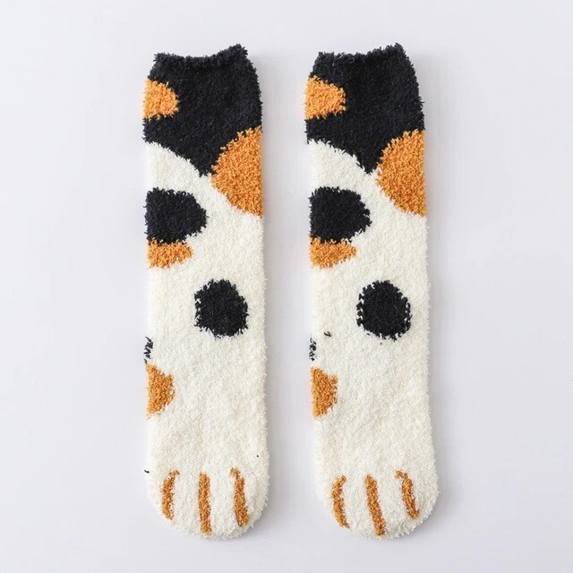 (New year Hot Sale)Cat's claw warm floor socks