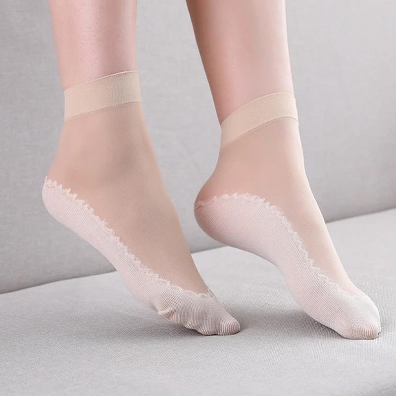 🔥Early Mother's Day Promo - 70% OFF🔥 Silky Anti-Slip Cotton Socks(5 Pairs), Buy 4 Get Extra 20% OFF & Free Shipping