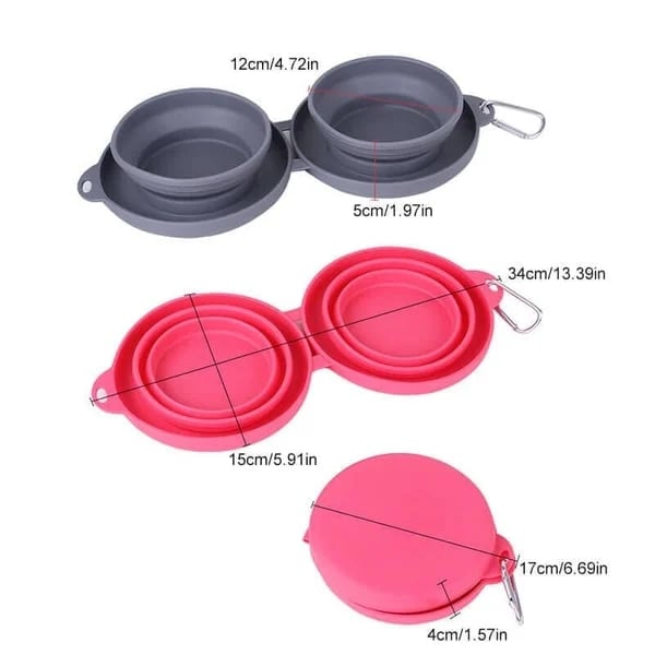 🔥(Last Day Promotion -50% OFF)Travel Dog Diner Set, BUY 2 FREE SHIPPING