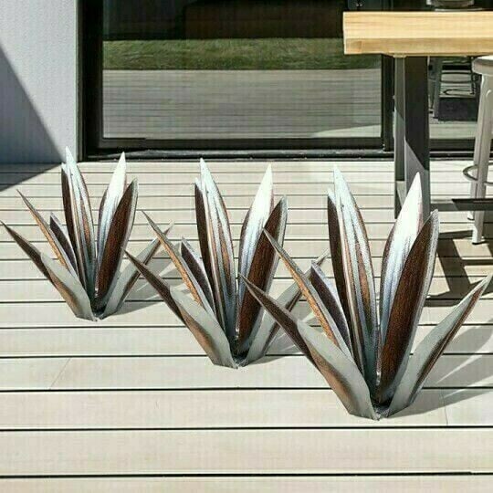 🌵Anti-rust Metal Led Tequila  Agave Plant-Perfect for garden, Buy 2 Free Shipping