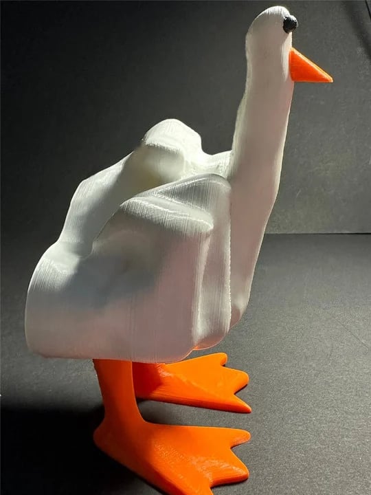 Middle finger duck-The Duck You