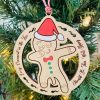 🎄 Rude Christmas Decor, 2024 Merry Fcking Christmas Ornament, Funny Tree Hanging Ornament