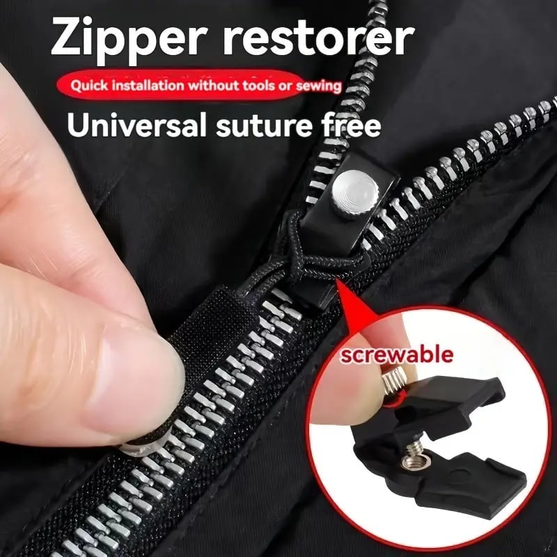 💥LAST DAY SALE 50% OFF💥Universal Zipper Repair Kit Quick Fix Slider⚡BUY 3 GET 1 FREE