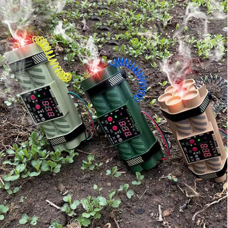 Tnt Dummy Bomb With Countdown And Smoke Effect