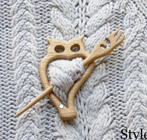 🎅Christmas-Big Sale 65%OFF-2022 Winter Hot Sale Brooch pin with wooden animal pattern (sweater clip)