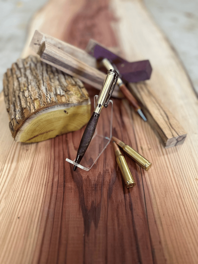 🔥100% Hand-Carved - 308. Caliber Rifle cartridge Pen, BUY 2 FREE SHIPPING