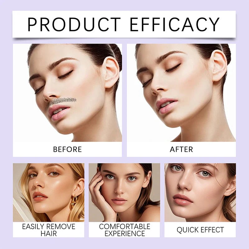 🎁TikTok Last Day Sale - 70% OFF🔥Gentle and Painless Facial Hair Removal Cream