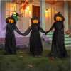 🎁TikTok Last Day Sale - 70% OFF🎃Outdoor Lighted Halloween Witch Stakes👻