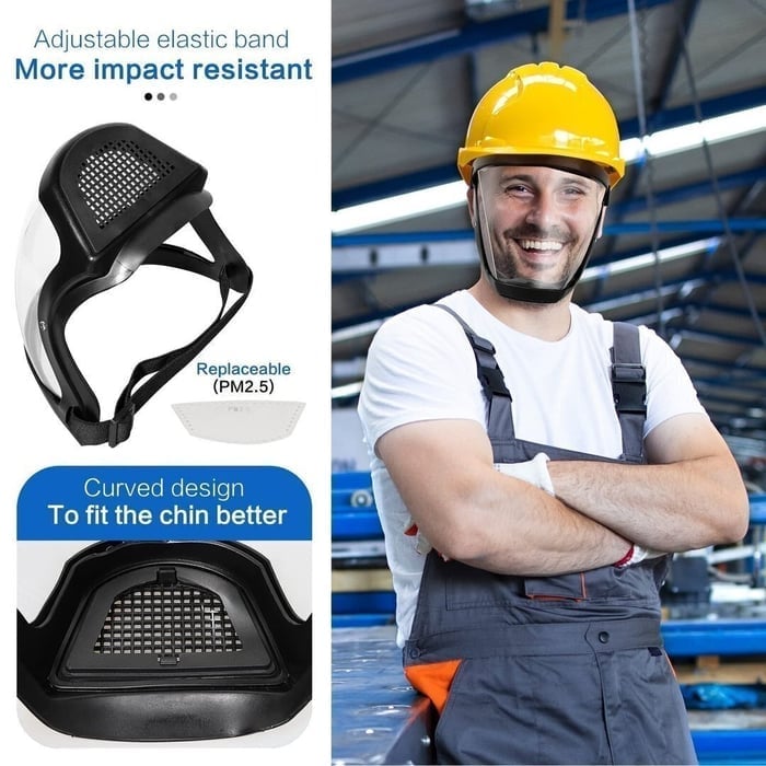 (🔥Factory Direct Sales - 70% OFF) Anti-Fog Protective Full Face Shield