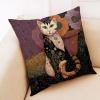 🐱Handmade Gustav Klimt Inspired Cats Cushion Covers