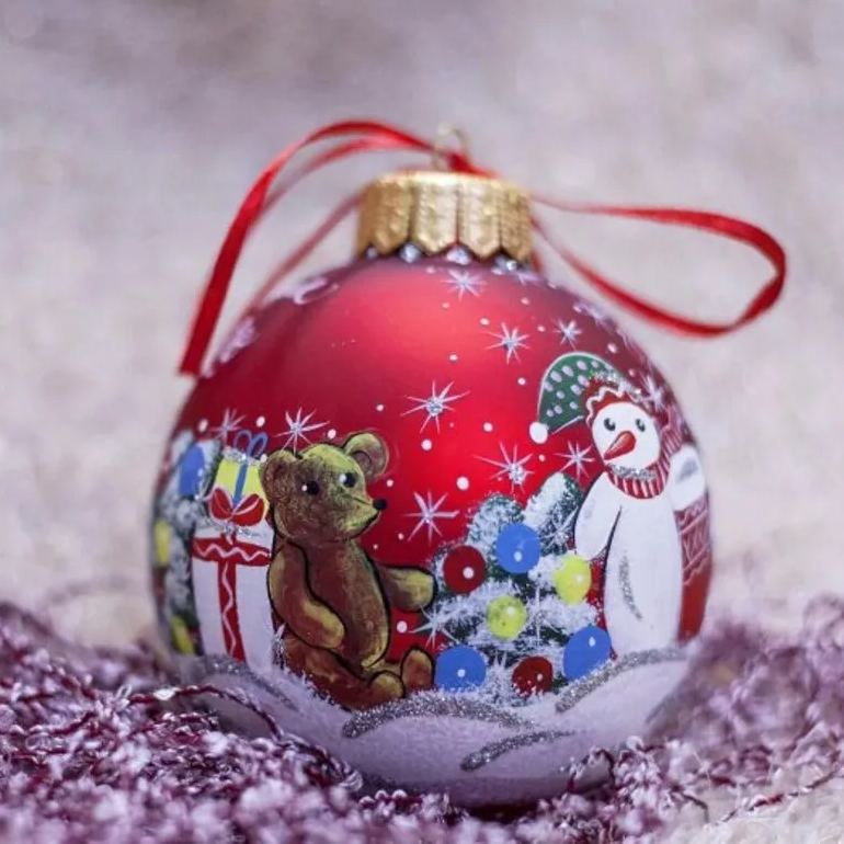 🎅2024 Christmas Gift--Hand Painted Christmas Ornament