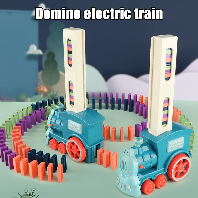 Christmas Hot Sale 48% OFF - Cartoon Domino Train Toy Kit - BUY 2 GET FREE SHIPPING