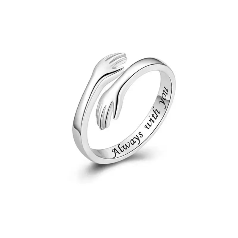 🔥Letzter Tag Verkauf 49% Rabatt💖 Umarmungsring – Ein Symbol der Liebe und des Schutzes
