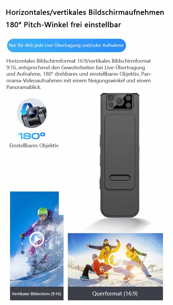 🔥Neue HD 1080P Kamera mit Geräuschreduktion