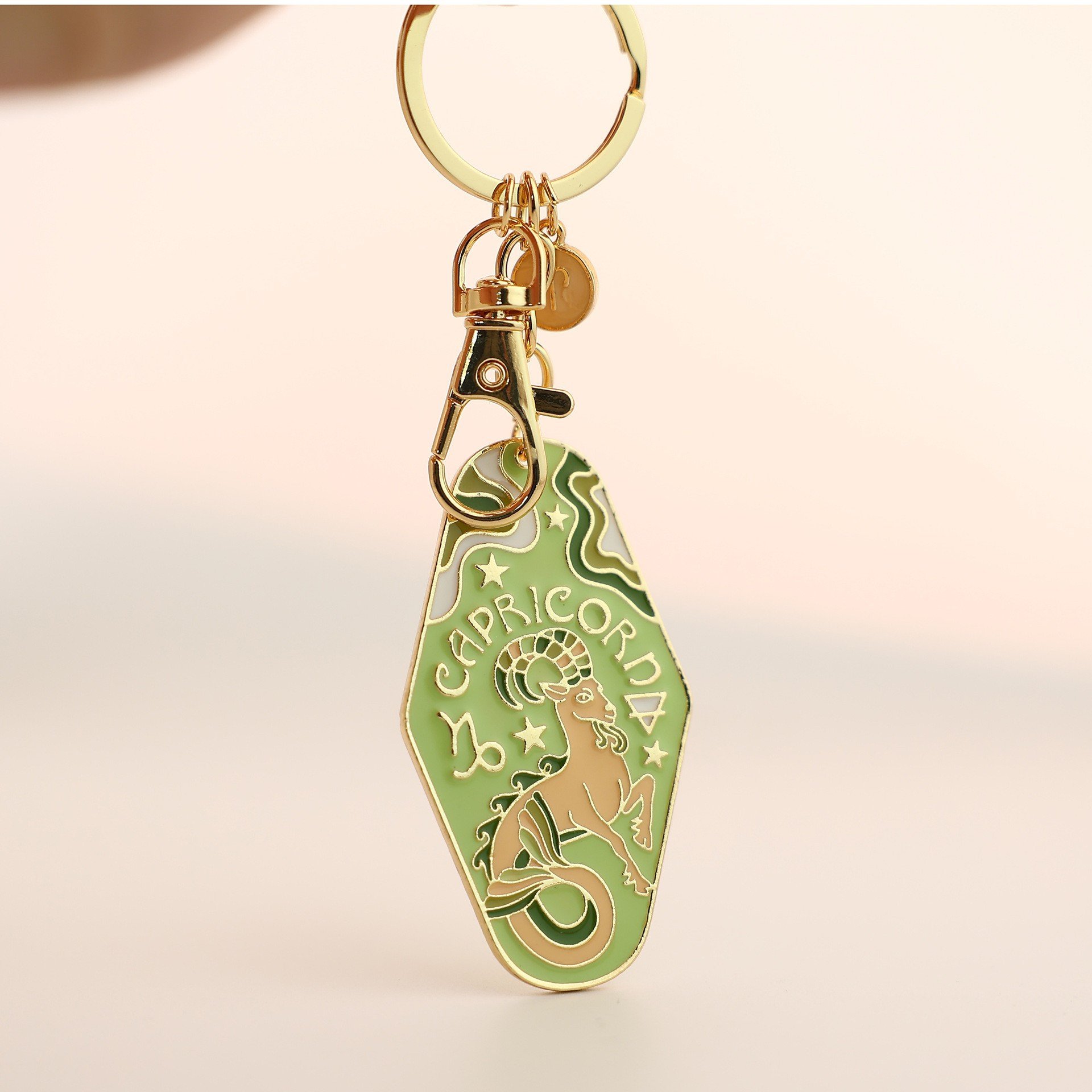 🎁TikTok Last Day Sale - 70% OFF🔥Vintage Illustrated Zodiac Keychain✨🔮