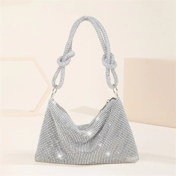 🔥Last Day Promotion 50% OFF🔥Luxury Design Shiny Rhinestones Handbag