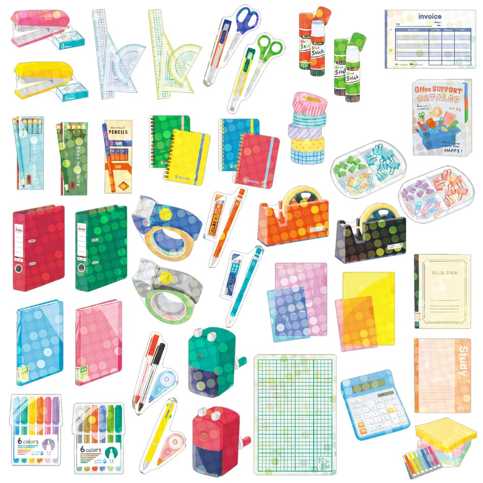 🔥Miniature Shipping Box Flake Sticker Set