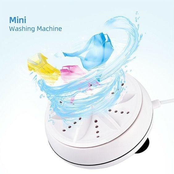 🔥LAST DAY 50% OFF🔥Portable Mini Ultrasonic Washing Machine | Buy 2 FREE SHIPPING