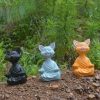 (🔥Last Day Promotion - 48% OFF)Happy Buddha Cat Figurine--Buy 2 Free Shipping