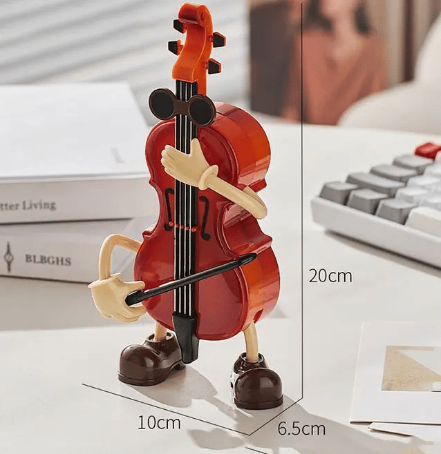🎁TikTok Last Day Sale - 70% OFF🎉“Melody Meets Art” 🎻— Violin & Guitar Music Box Ornaments