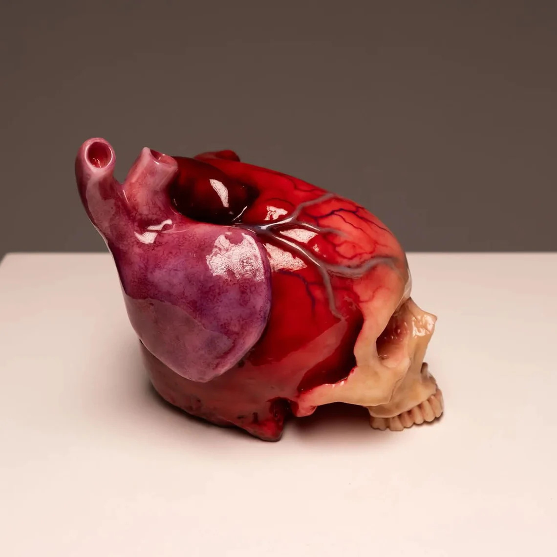 💀The Tell-Tale Heart Skull ❤️BUY 2 FREE SHIPPING