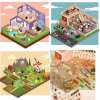 Miniature Sticker Scenes! DIY 3D Coffee Shop|Happy Farming|Dream House