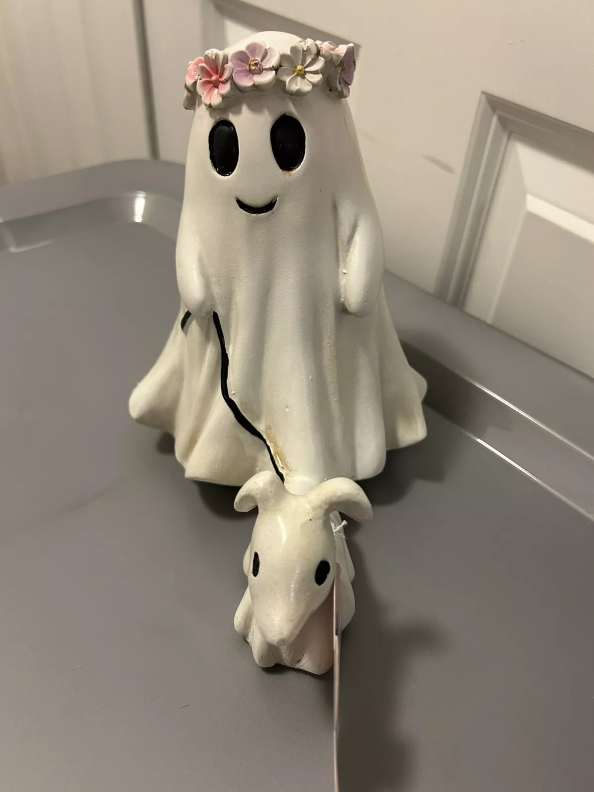 Tiktok Summer Sale🎉Ghost Walking Dog Statue👻