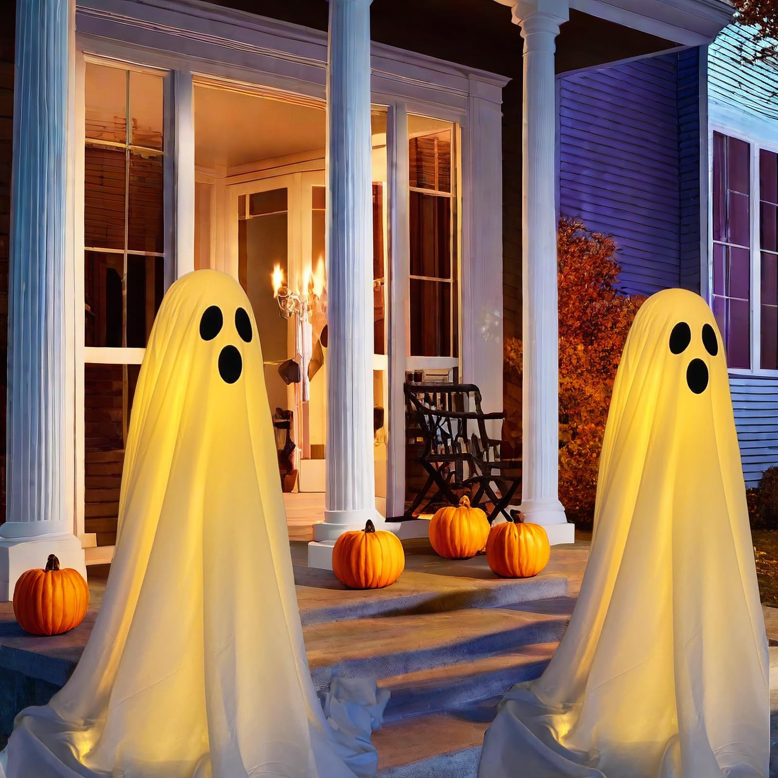 🔥Early Halloween Sale 49% OFF⏰Halloween LED Ghost Decoration(Adjustable Height: 16-83 in)