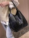 Women's Retro Soft Leather High Capacity Shoulder Bag