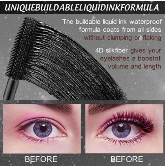 BUY 1 GET 1 FREE TODAY🔥5D Waterproof Flexible Brush Galaxy Mascara