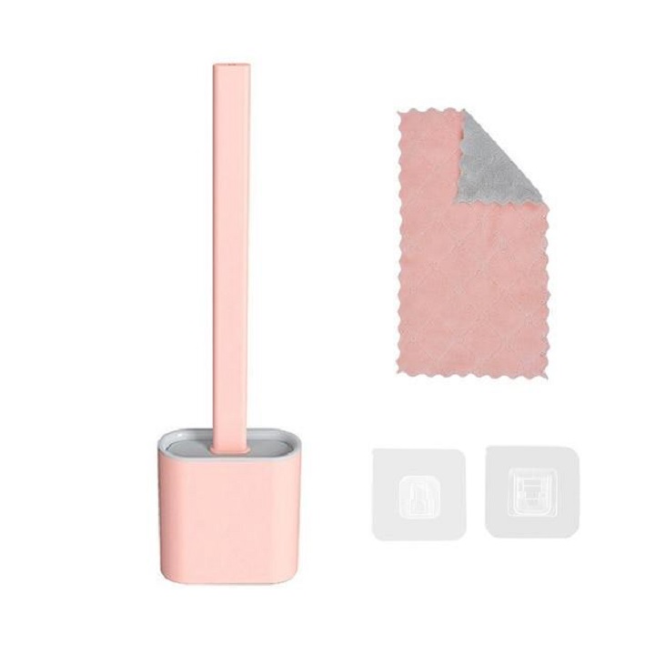 Summer Hot Sale 50% OFF - Bathroom Toilet Cleaning Brush And Holder Set